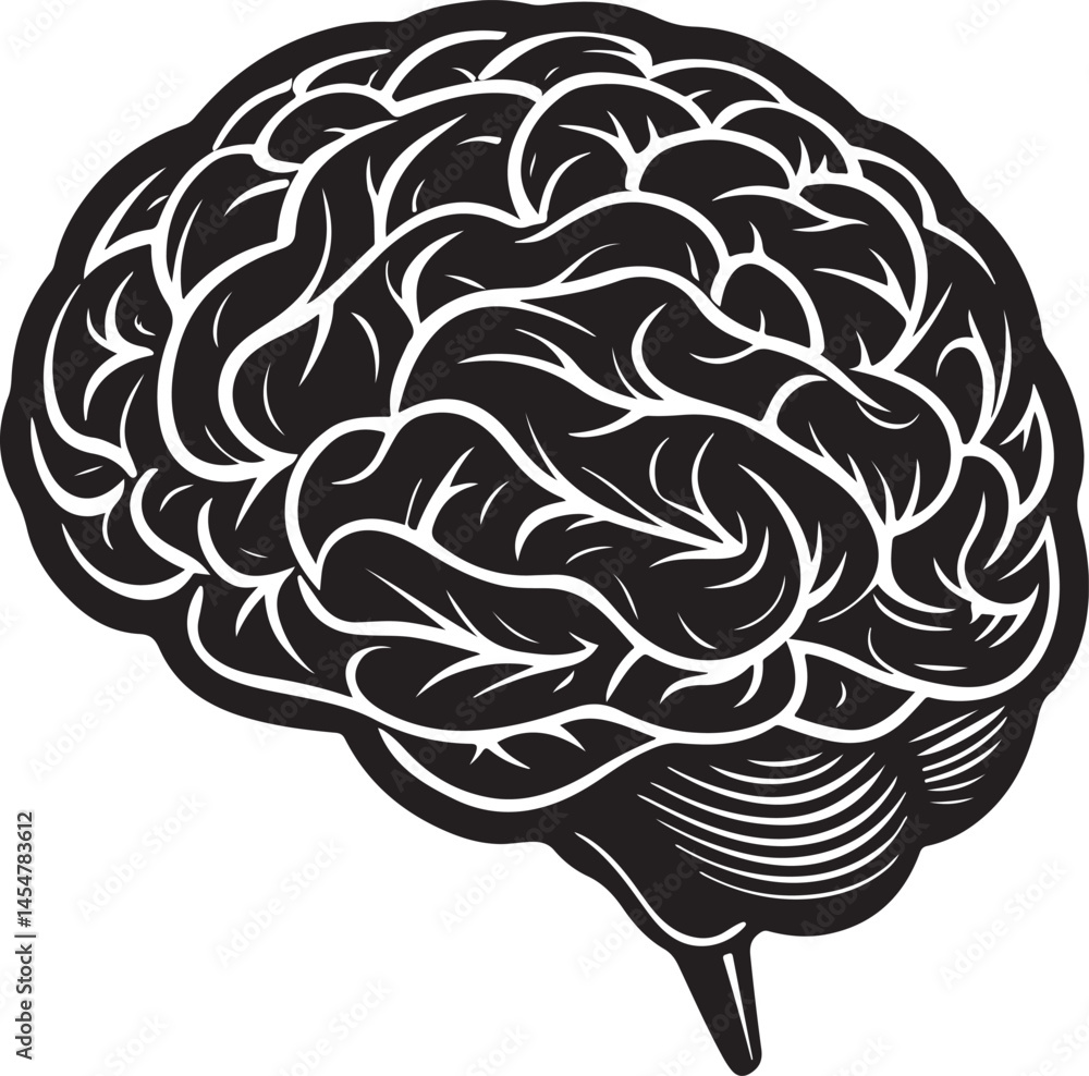 Brain And Neuron Drawings Pro Vector and Pro SVG Brain And Neuron Drawings Pro Vector and Pro SVG