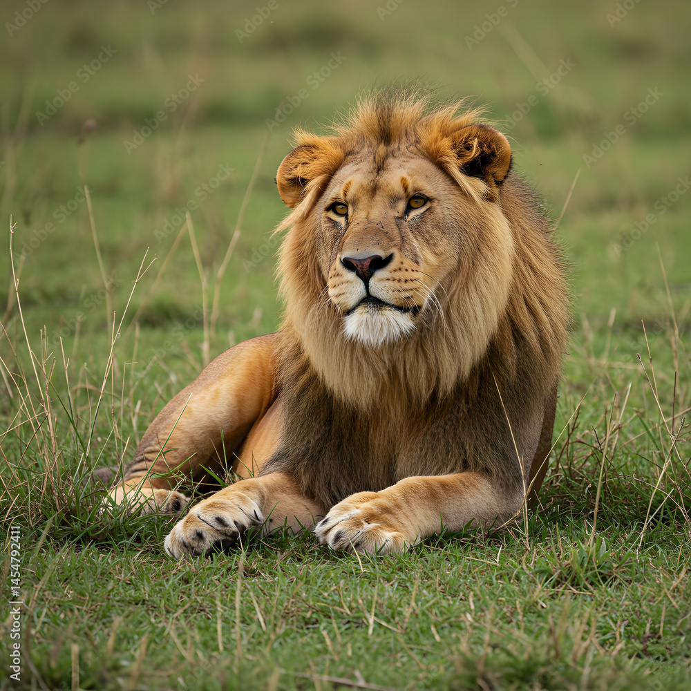 Obraz premium Afrikan lion 