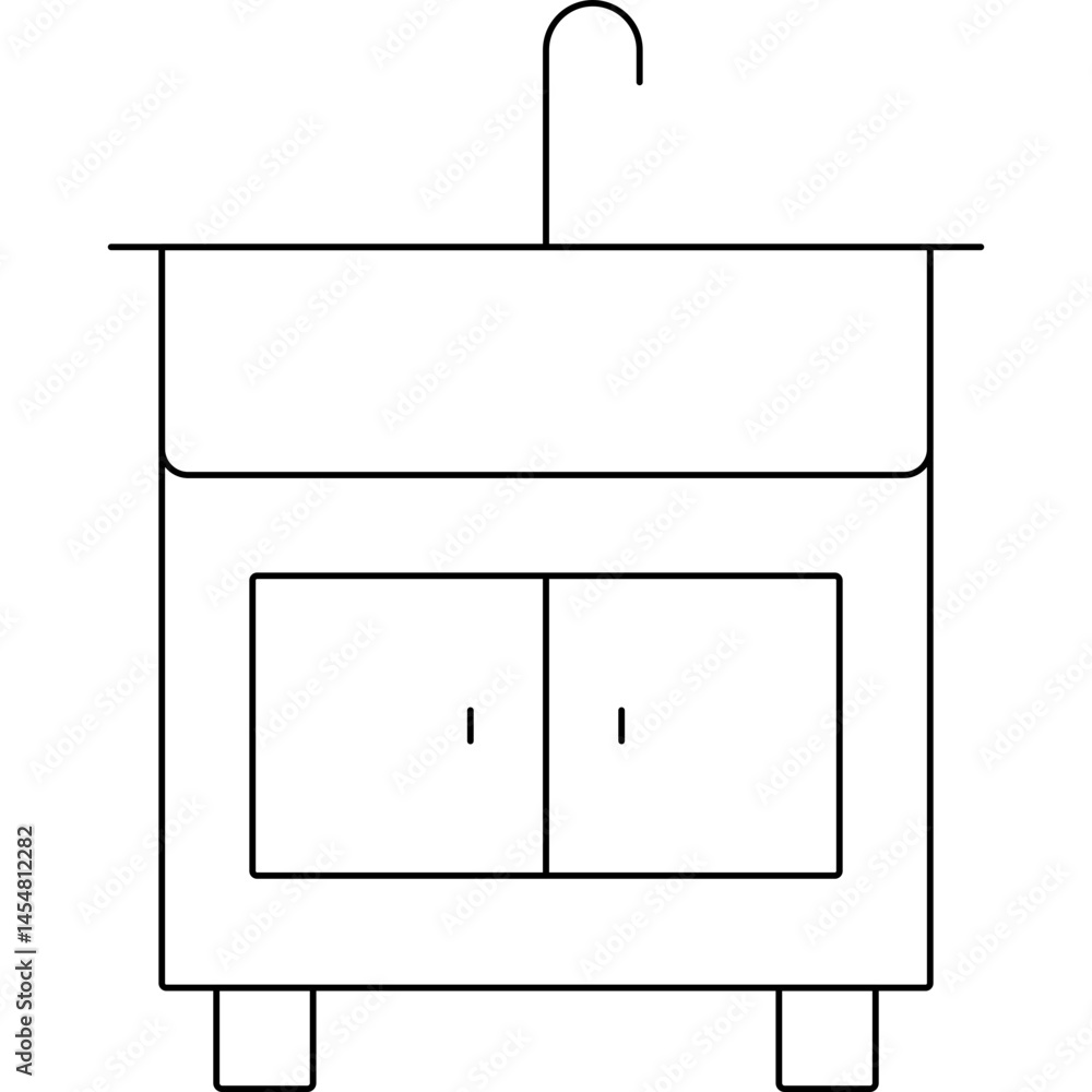 Sink icon single vector illustration Sink icon single vector illustration