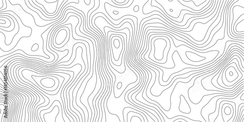 Abstract topographic contours map background .Topographic background and texture, monochrome image. Topography and geography map grid abstract backdrop. Business concept. Topography map concept.	