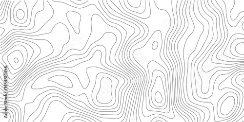 Abstract topographic contours map background .Topographic background and texture, monochrome image. Topography and geography map grid abstract backdrop. Business concept. Topography map concept.	