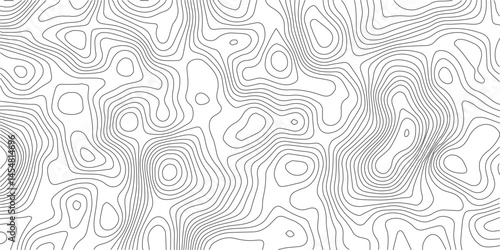 Abstract topographic contours map background .Topographic background and texture, monochrome image. Topography and geography map grid abstract backdrop. Business concept. Topography map concept.	