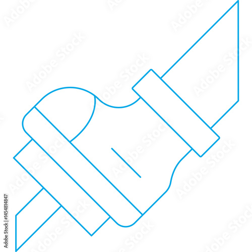 Seat belt icon single vector illustration