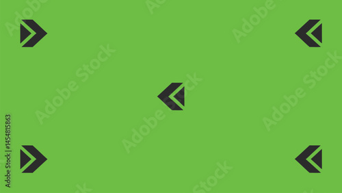 Green screen background, VFX motion tracking markers. Art design green screen backdrop template. Abstract concept video footage replacement tracking markers element.