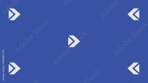 Blue screen with VFX motion tracking markers. Chroma key color video footage with track point.