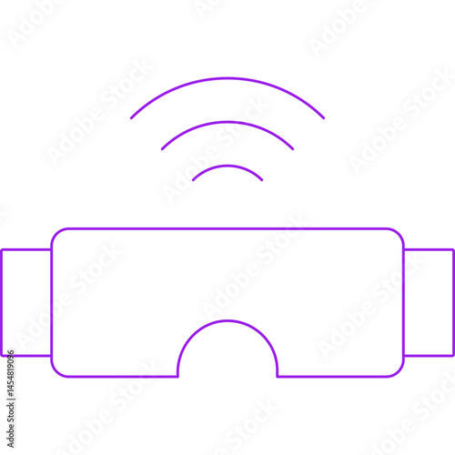 Wallpaper Mural VR icon single vector illustration Torontodigital.ca