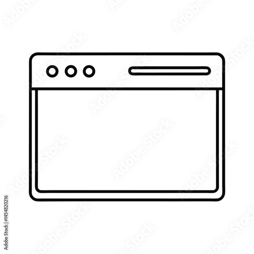 vector illustration of a kitchen stove
