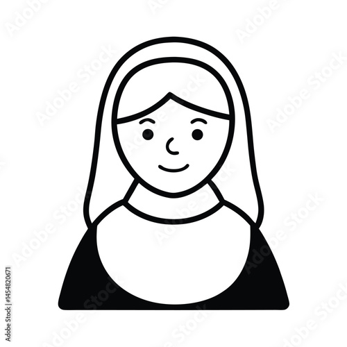 vector illustration of a girl
