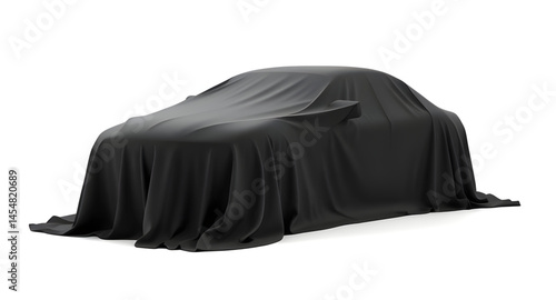 car cover with black sheet cover