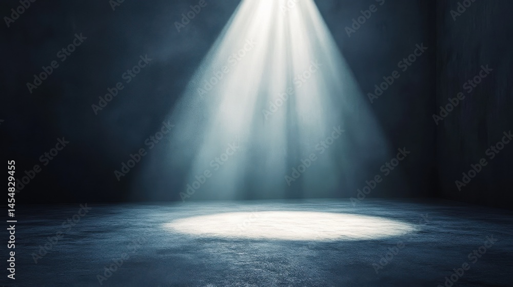 a dimly lit room with a bright light coming out of the ceiling a dimly lit room with a bright light coming out of the ceiling