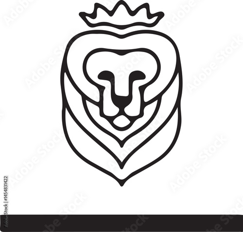 Crown icons set