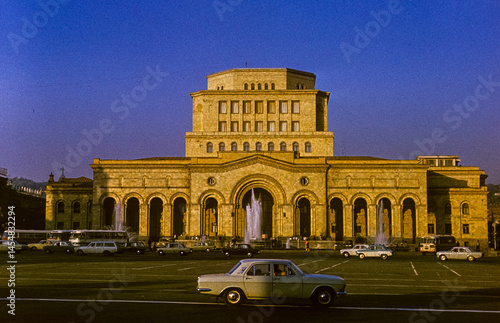 Obraz na płótnie History Museum and National Gallery in Yerevan, Soviet Armenia w salonie