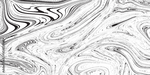 Black and white ink marbling textures. Hand drawn marble illustrations, ebru aqua paper and silk prints Perlin Noise Geometric Pattern generative computational art illustration