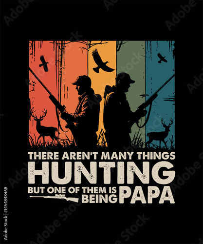 Hunting Dad T-shirt Design