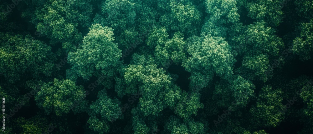 Tre tops form dense canopy creating overhead nature vista. Tre tops form dense canopy creating overhead nature vista.