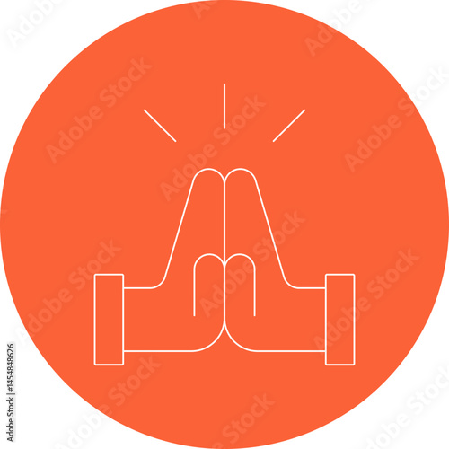 Prey icon single vector illustration
