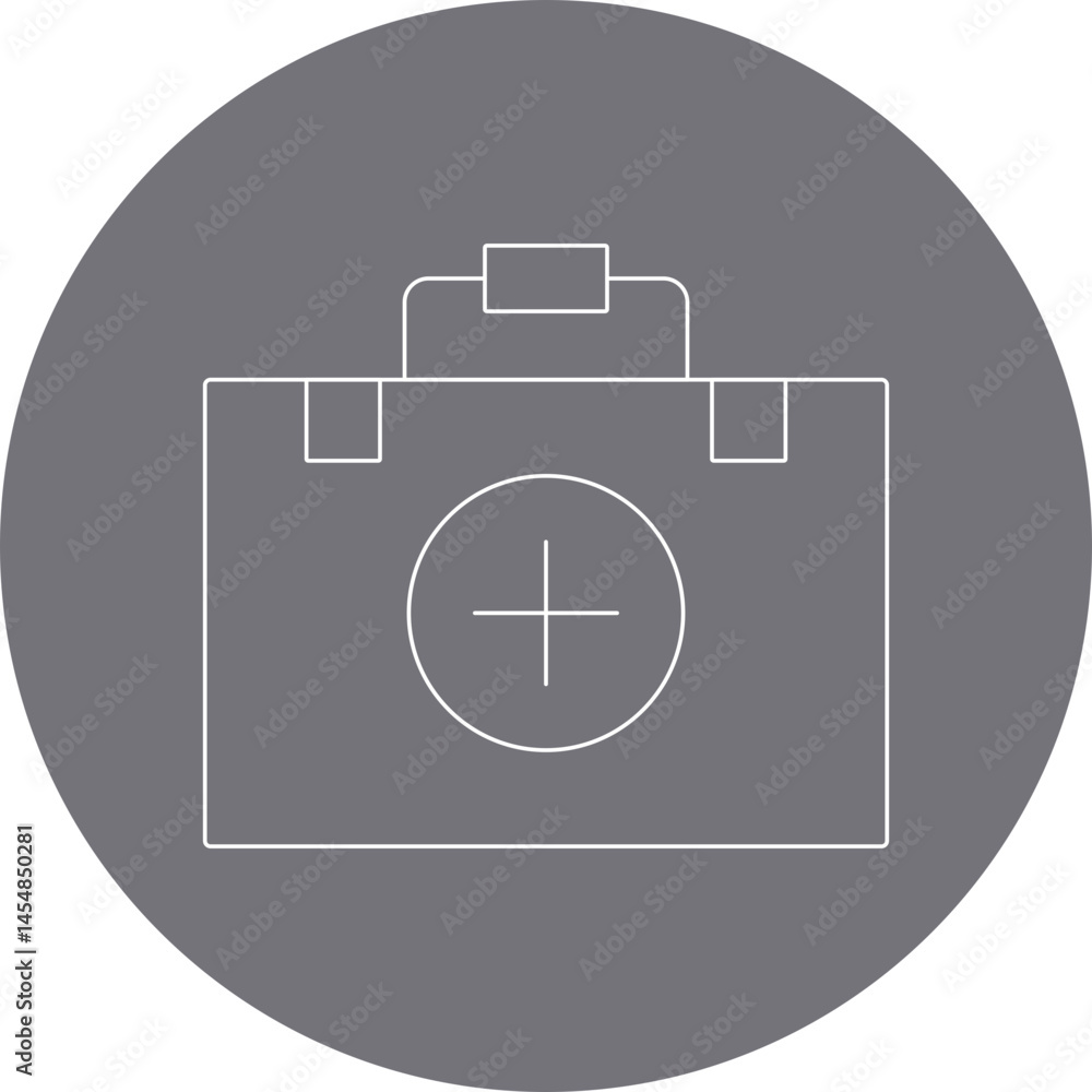 Medical kit icon single vector illustration Medical kit icon single vector illustration