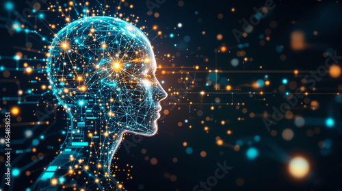 Technology concept with integration of innovative artificial intelligence