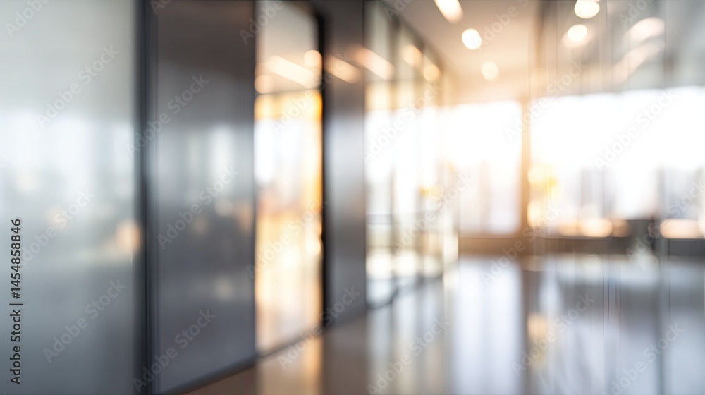 Dynamic office space modern city blurred background serene atmosphere interior view conceptual design Dynamic office space modern city blurred background serene atmosphere interior view conceptual design