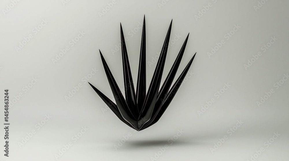 Abstract black plant Abstract black plant