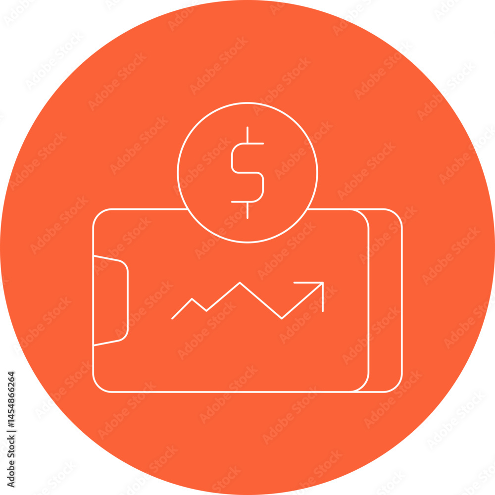 Graph icon single vector illustration Graph icon single vector illustration