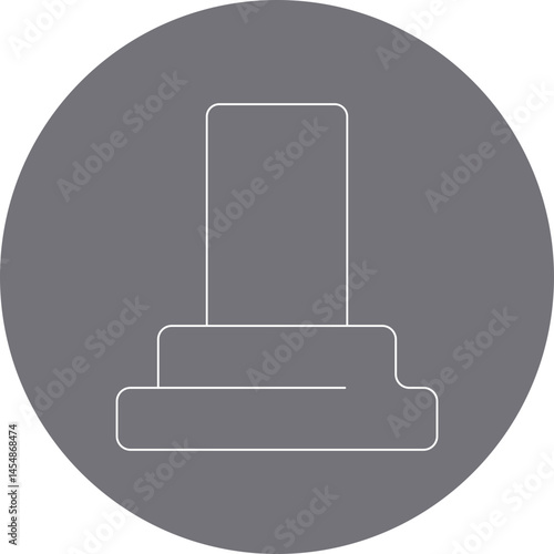 Stairs icon single vector illustration