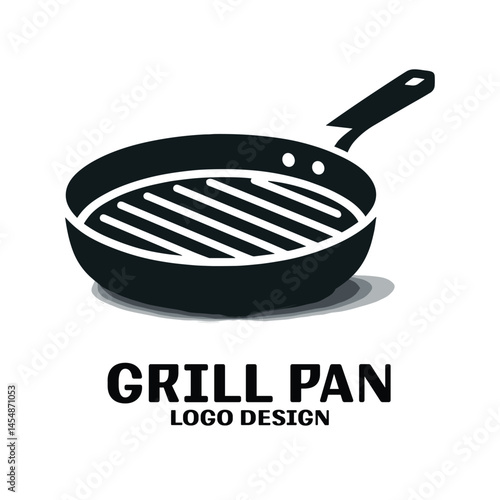 Grill Pan Vector Logo Design