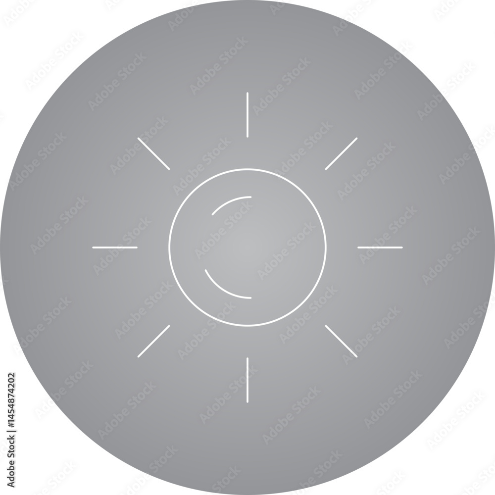 Sun icon single vector illustration Sun icon single vector illustration