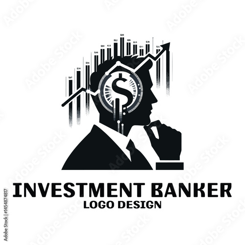 Wallpaper Mural Investment Banker Vector Logo Design Torontodigital.ca