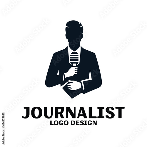 Journalist Vector Logo Design