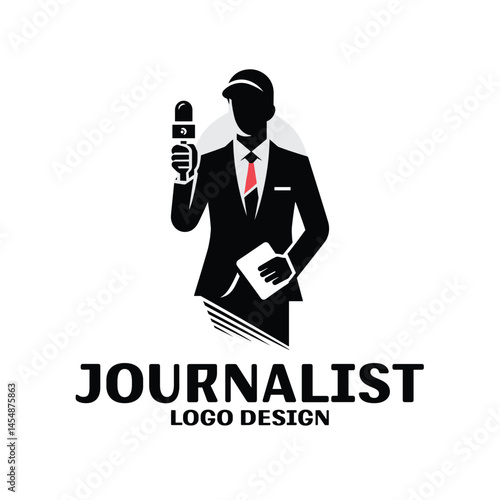 Journalist Vector Logo Design