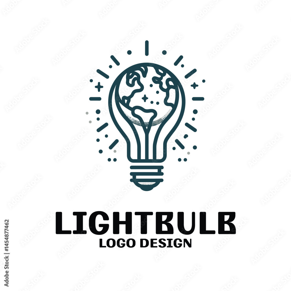 Lightbulb Vector Logo Design Lightbulb Vector Logo Design