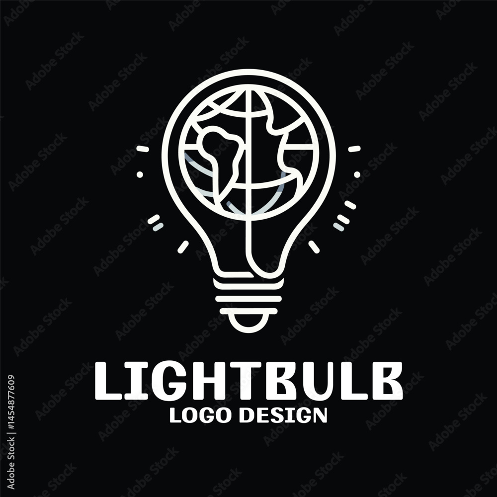 Lightbulb Vector Logo Design Lightbulb Vector Logo Design