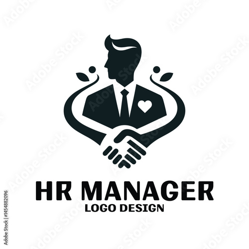 HR Manager Vector Logo Design