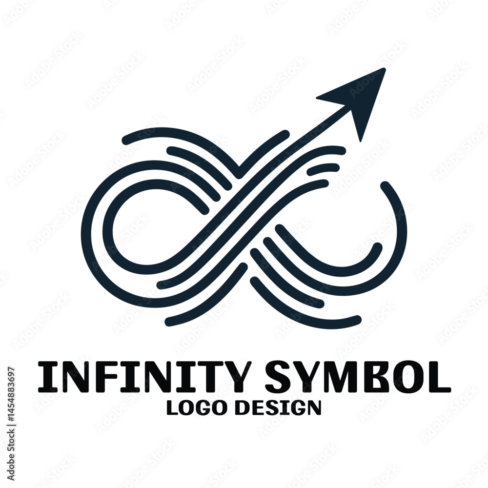 Fototapeta premium Infinity Symbol Vector Logo Design