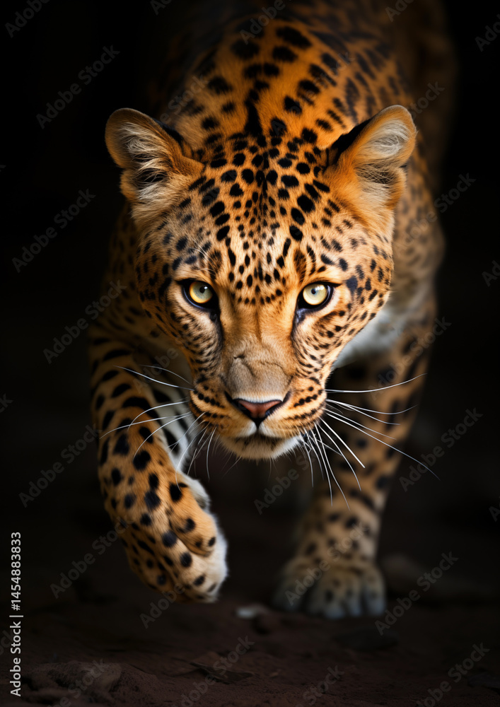 Obraz premium Leopard photography portrait