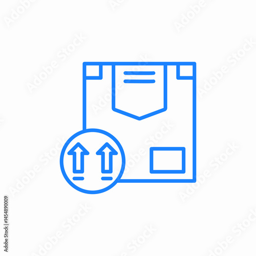 handling package icon sign vector