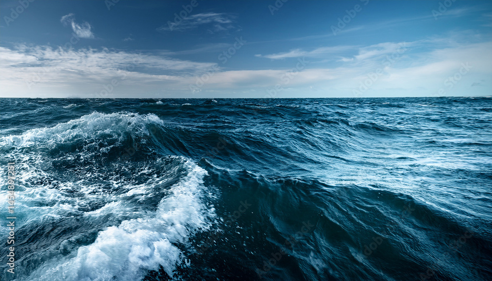 Obraz premium closeup of turbulent water on the sea