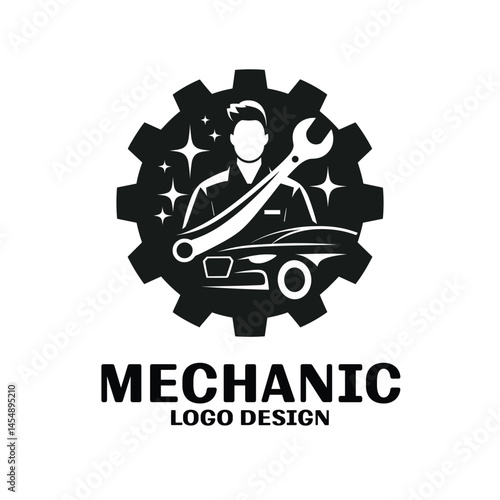 Mechanic Vector Logo Design