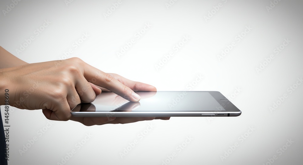 Tablet Being Touched Tablet Being Touched