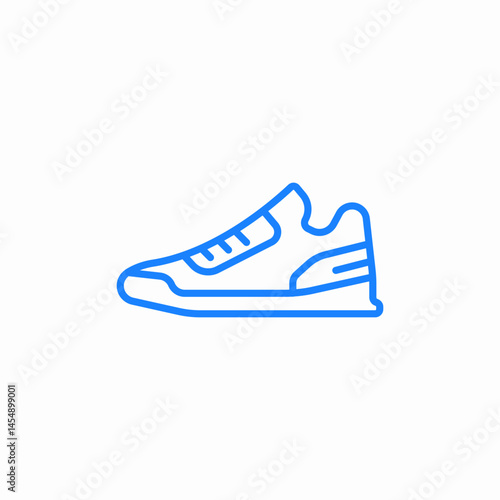 sports shoe sneaker icon sign vector