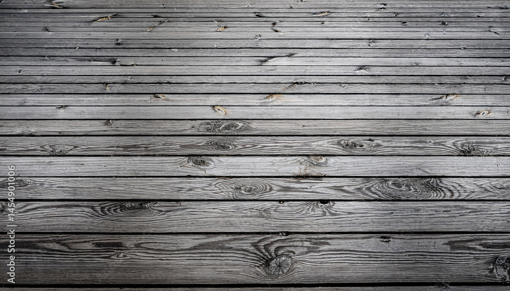 Obraz premium weathered gray wood planks texture with natural patterns rustic floor background