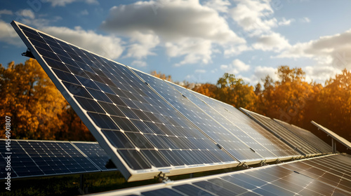 Solar panels harvest sunlight. They generate clean energy for homes or businesses. Environmentally friendly solution for sustainable power.