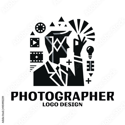 Photographer Vector Logo Design
