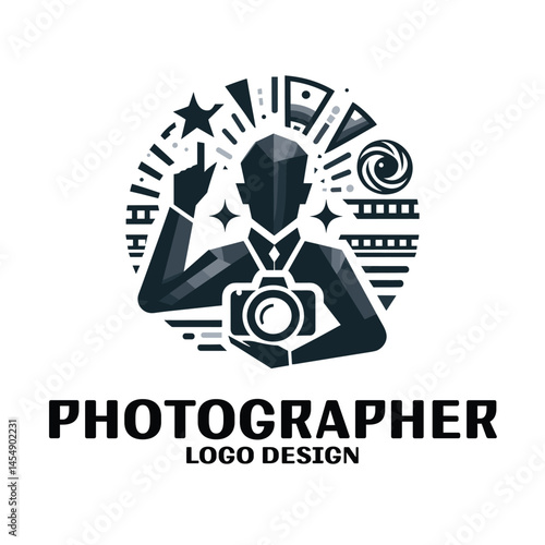 Photographer Vector Logo Design
