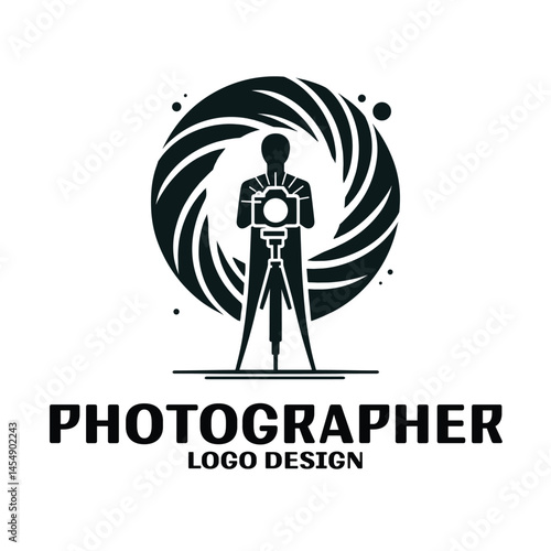 Photographer Vector Logo Design