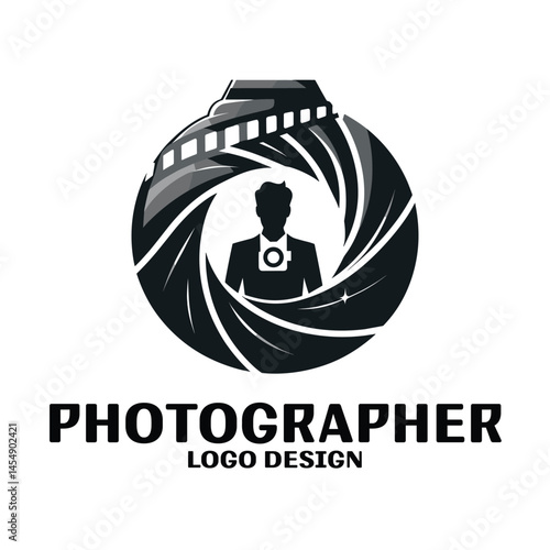 Photographer Vector Logo Design