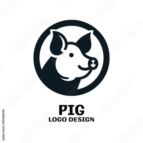 Pig Vector Logo Design