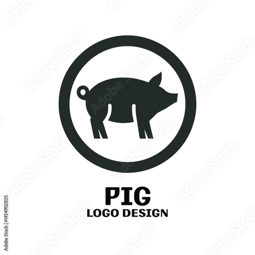 Pig Vector Logo Design