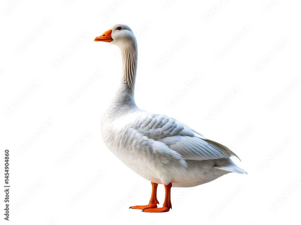 Majestic White Goose Elegant Poultry Bird Photography Majestic White Goose Elegant Poultry Bird Photography